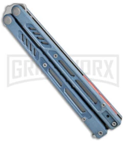 Maxace Banshee V2 Premium Balisong Butterfly Knife Gray G-10 - Satin Plain -Kershaw Shop Maxace Banshee V2 Balisong Butterfly Knife Gray G 10 Satin BHQ 140242 jr spine large