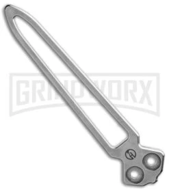 Maxace Covenant Titanium/CF Drop Point Balisong - Satin Plain -Kershaw Shop Maxace Covenant Butterfly Gray Handle Satin Blade Drop Point GX 37723 td trainer large