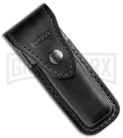 Mikov 241 Predator Double Bolster Buffalo Horn Automatic Leverlock Knife -Kershaw Shop Mikov 241 Predator Double Bolster Leverlock Auto Buffalo Horn Polish BHQ 104174 jr sheath large