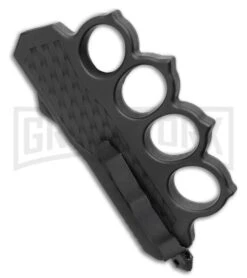 OTF Automatic Knuckle Knife - Dagger Full Serr Two-Tone -Kershaw Shop OTF Automatic Knuckle Knife Dagger Full Serr Two Tone GX 36489 LS Side large