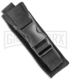 Rumble Black D/A OTF Automatic Knife - Dagger Satin Plain -Kershaw Shop Rumble Black DA OTF Auto Dagger Gray 7PA4 50B GX 8404 jr sheath large