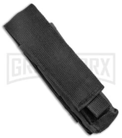 Rumble Black D/A OTF Automatic Knife Dagger Grizzly - Two Tone Plain -Kershaw Shop Rumble Black DA OTF Auto Dagger Grizzly TT GX 38007 jr sheath large