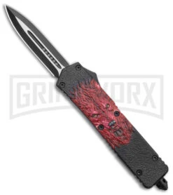 Switchblade Systems Red Wolf Automatic OTF Knife - Dagger Two Tone Plain