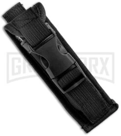 Rumble Silver D/A OTF Automatic Knife - S/E Drop Point Two Tone Plain -Kershaw Shop Rumble Silver DA OTF Auto DP TT GX 36940 jr sheath large