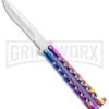 Spectrum Balisong Butterfly Knife (4.25"Satin) -Kershaw Shop Spectrum Balisong Butterfly Satin GX 37521 jr large