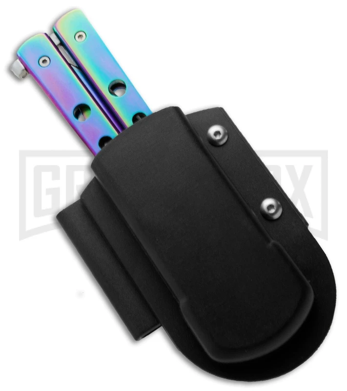 Cougar Spectrum Butterfly Knife W/ ABS Sheath - Spectrum Plain 4 Cougar Spectrum Butterfly Knife W/ ABS Sheath - Spectrum Plain - Image 2