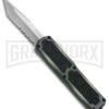 Titan Camo D/A OTF Automatic Knife - Tanto Satin Serrated -Kershaw Shop Titan Camo DA OTF Tanto Serr BP 1922 jr large