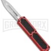 Titan Red D/A OTF Automatic Knife - Dagger Satin Serr -Kershaw Shop Titan DA OTF Red Dagger Satin Serr BP 20265 jr large