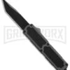 Titan Gray D/A OTF Automatic Knife - Tanto Black -Kershaw Shop Titan Gray DA Tanto black BP 27632 er large