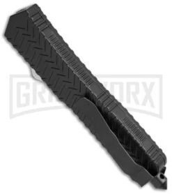Tread Black D/A OTF Automatic Knife - Black/Satin Plain -Kershaw Shop Tread Black OTF Black ASG 0013 BP 19711 jr side large
