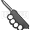 What The Knuck Knuckle Dagger D/A OTF Automatic Carbon Fiber -Two Tone Dagger -Kershaw Shop What the Knuck Knuckle Dagger DA OTF Auto CF TT Dagger GX 38921 jr large