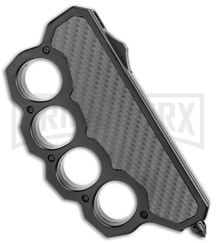 What The Knuck Knuckle Dagger D/A OTF Automatic Carbon Fiber -Two Tone Dagger 4 What The Knuck Knuckle Dagger D/A OTF Automatic Carbon Fiber -Two Tone Dagger - Image 2