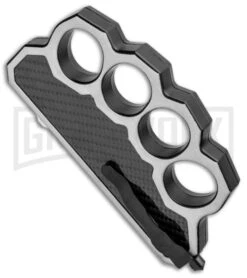 What The Knuck Knuckle Dagger D/A OTF Automatic Carbon Fiber - Dagger Satin -Kershaw Shop What the Knuck Knuckles Dagger DA Auto CF Dagger Satin GX 33675 jr side 2 large