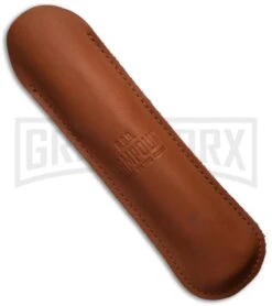 AGA Campolin 13" Stiletto Brass Swinguard Ebony Wood Automatic Knife - Bayonet -Kershaw Shop aga 13in swing brass ebony kriss sheath cm large