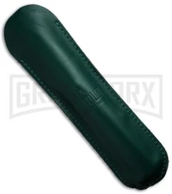 AGA Campolin 13" Stiletto Brass Swinguard Stag Horn Automatic Knife - Dagger -Kershaw Shop aga 13in swing stag bayo brass sheath cm large