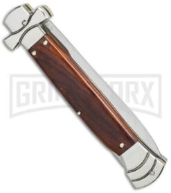 A.G.A. Campolin 9" Maltese Cross Stiletto Cocobolo Automatic Knife - Dagger -Kershaw Shop aga 9in maltese coco dagger side cm large