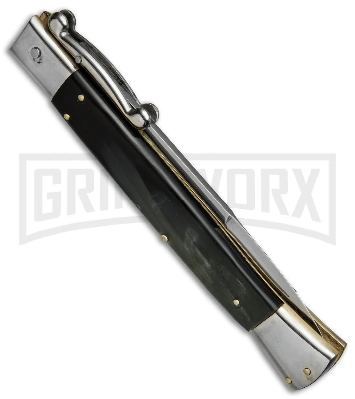 AGA Campolin 13" Dark Horn Italian Swinguard - Satin Bayo 5 AGA Campolin 13" Dark Horn Italian Swinguard - Satin Bayo - Image 3