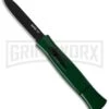 AKC 077 Concord Dark Green OTF Automatic Knife - Black Plain -Kershaw Shop akc 077 otf dark green black plain cm large