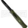 AKC Concord NATO Military Green OTF Automatic Knife - Dagger Black Plain -Kershaw Shop akc 16 nato military dagger large