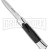 AKC 077 Concord Polish/Black OTF Automatic Knife - Dagger Satin Plain 1 AKC 077 Concord Polish/Black OTF Automatic Knife - Dagger Satin Plain -Kershaw Shop akc 3 sinatra silver dagger large