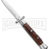 AKC 9" Italian Stiletto Swinguard Cocobolo Wood Automatic Knife - Bayonet 1 AKC 9" Italian Stiletto Swinguard Cocobolo Wood Automatic Knife - Bayonet -Kershaw Shop akc 9 swing bayo cocobolo large