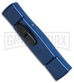 AKC Minion Concord Blue OTF Automatic Knife - Satin Plain -Kershaw Shop akc minion satin flat blue BHQ 36363 dl spine large