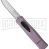 AKC Minion Concord Purple OTF Automatic Knife - Satin Plain -Kershaw Shop akc minion satin flat purple BHQ 36362 dl large