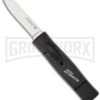 AKC Minion Concord Black OTF Automatic Knife - Flat Grind Satin Plain -Kershaw Shop akc otf 6 mini automatic satin large