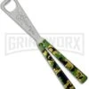BB Barfly Green Camo Bottle Opener Butterfly Trainer -Kershaw Shop bbbarfly camo green bottle opener large
