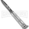 Bear OPS Bear Song IV Balisong Butterfly Knife - Damascus Plain -Kershaw Shop bear ops b 400 ld 36003 cm large