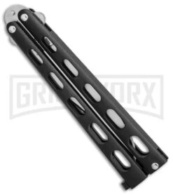 Bear & Son 114 & 114TR Black Butterfly Knife 2-Pack -Kershaw Shop bear son 2 pack butterfly special black 114 114TR BHQ 50066 er knife spine large