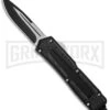 Reaver Drop Point D/A OTF Automatic Knife - Black Plain -Kershaw Shop bladeplay otf hk87317 1 cm large