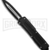 Reaver Dagger D/A OTF Automatic Knife - Black Plain