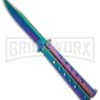Cougar Spectrum Butterfly Knife W/ ABS Sheath - Spectrum Plain -Kershaw Shop butterfly gbs28 large