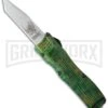 Conquest Tactical Fury Green Camo D/A OTF Automatic Knife - Stonewash Plain -Kershaw Shop conquest tactical cm st sw cm large