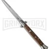 Frank B. 11" Italian Stiletto Cocobolo Wood Automatic Knife - Bayonet -Kershaw Shop frank b 11in cocobolo stiletto bayo cm large