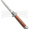Frank B. 9" Italian Stiletto Cocobolo Wood Automatic Knife - Dagger -Kershaw Shop frank b 9in cocobolo dagger BP 18827 er large