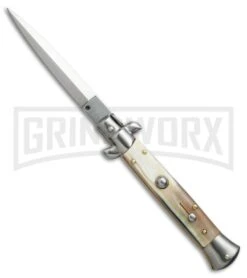 Frank B Italian 9" Honey Horn Stiletto (Dagger)