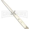 Frank B. 11" Italian Stiletto Swinguard Mother Of Pearl Automatic Knife - Dagger