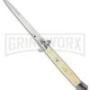 Frank B. 11" Camel Bone Handle Stiletto (Bayo) -Kershaw Shop italian stiletto camel bone 11 bayo large