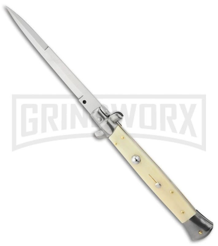 Frank B. 11" Camel Bone Handle Stiletto (Bayo) 3 Frank B. 11" Camel Bone Handle Stiletto (Bayo)
