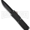 Lightning Black D/A OTF Automatic Knife - Black Serr -Kershaw Shop lightning black black serr large