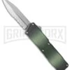 Lightning Camo D/A OTF Automatic Knife - Satin Dagger Serr -Kershaw Shop lightning camo dagger serr cm large