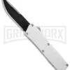Lightning White D/A OTF Automatic Knife - Black Plain -Kershaw Shop lightning white black plain large