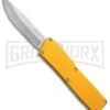 Lightning Yellow D/A OTF Automatic Knife - Satin Plain -Kershaw Shop lightning yellow satin plain large