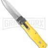 Mikov 241 Predator ABS Yellow Automatic Lever Lock Knife - Satin Plain -Kershaw Shop mikov yellow cm large