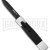 AKC Minion Concord White/Black OTF Automatic Knife - Dagger Black -Kershaw Shop minion white black black dagger jm large