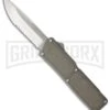 Lightning Grey D/A OTF Automatic Knife - Satin Serr 1 Lightning Grey D/A OTF Automatic Knife - Satin Serr -Kershaw Shop otf grey lightning new pic large