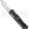 Titan Camo D/A OTF Automatic Knife - Tanto Satin Plain -Kershaw Shop titan camo tanto satin BP 18426 er large