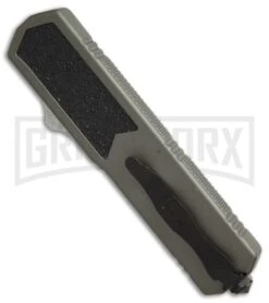 Titan Gray D/A OTF Automatic Knife - Dagger Satin Serr -Kershaw Shop titan gray dagger satin serr BP 19008 er side large